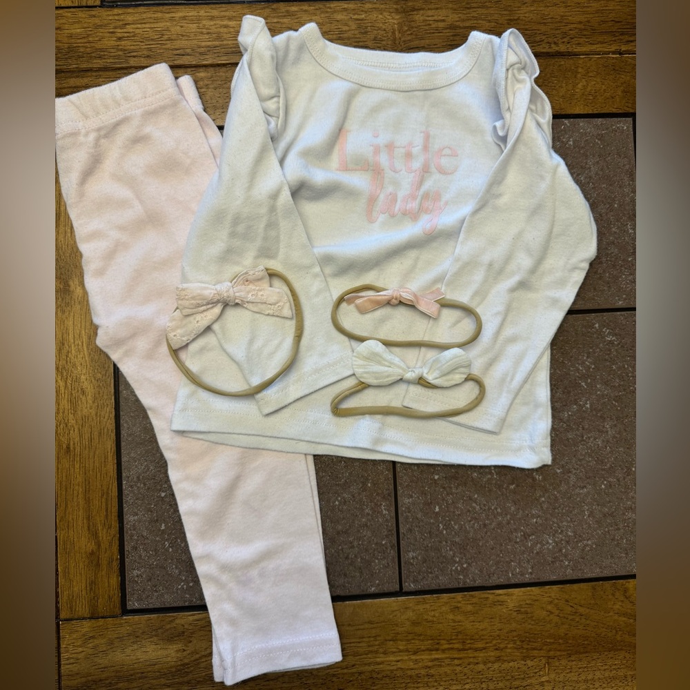 3/ $20. 18-24m little lady outfit